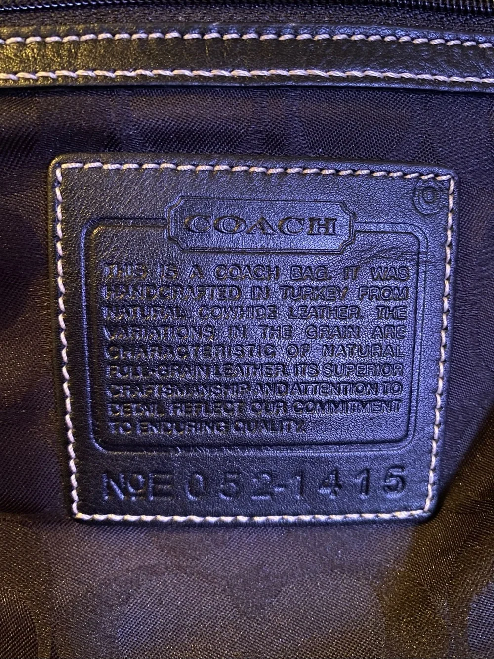 Coach Y2K Leather Hobo Bag with Tassel